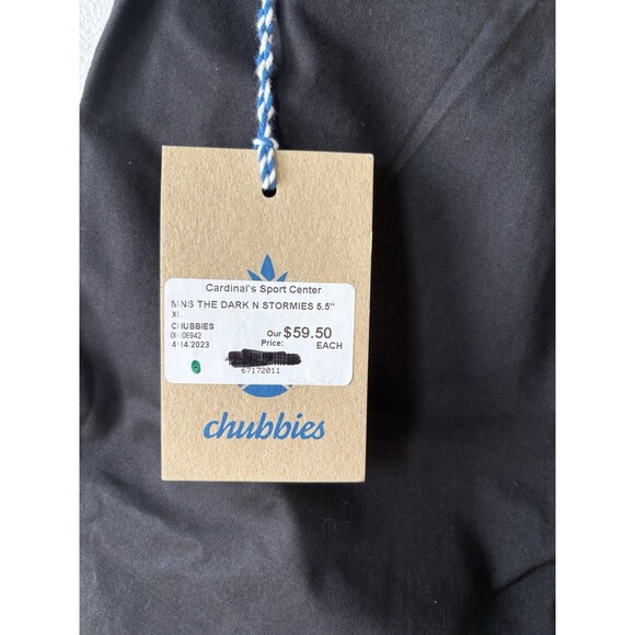 Chubbies the Dark N Stormies Men's XL Inseam Shorts 5.5" NWT - Picture 3 of 7
